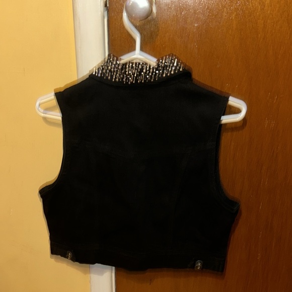 Highway Jeans Rhinestone Denim Vest - Picture 3 of 3